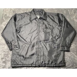 Vintage Rigo Sportswear Windbreaker Men's Large Black Pullover Jacket Damaged